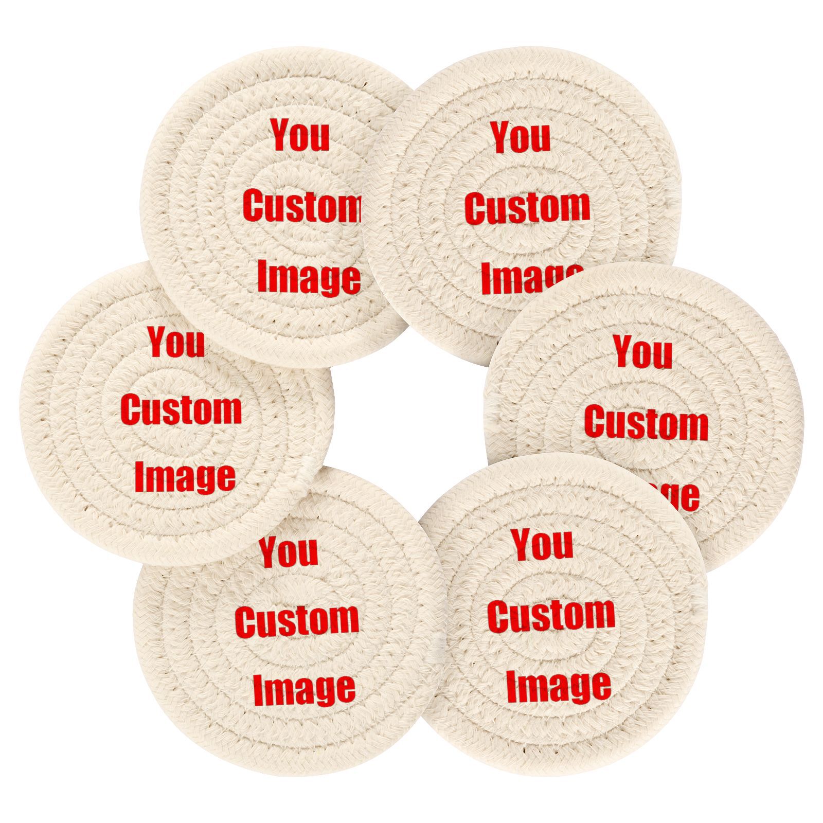 6Pcs Cup Coasters for Drinks A - đánh giá và giá Coffee Tea Images