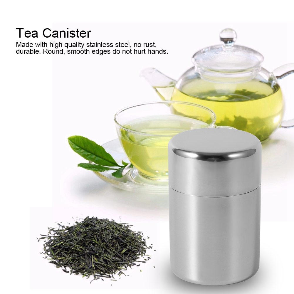 Stainless Steel Tea Tins Canis - đánh giá và giá Coffee Tea Sugar