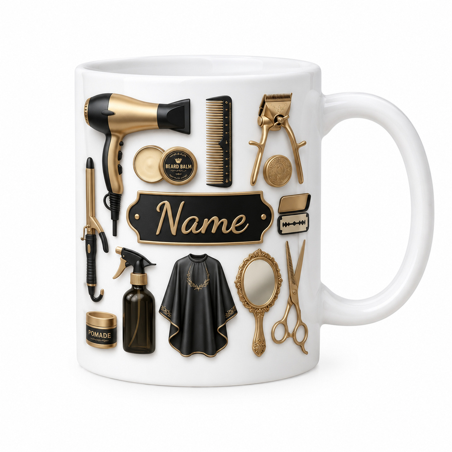 Custom Barber Coffee Mug 11oz  - đánh giá và giá Coffee Tea Name