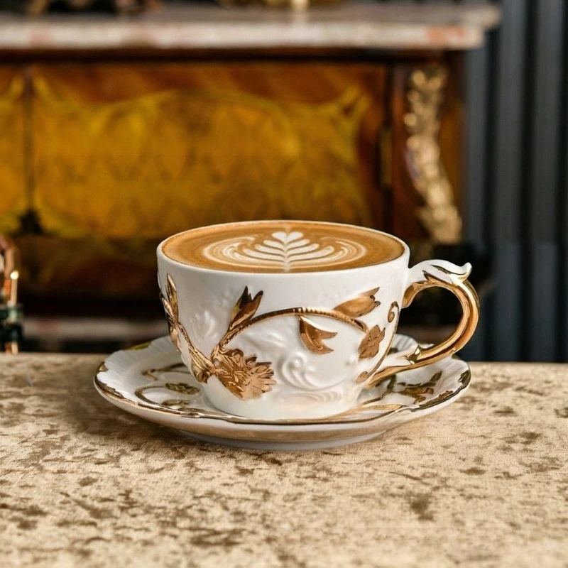 Villari Style Raised Relief Go - đánh giá và giá Coffee Tea Sugar