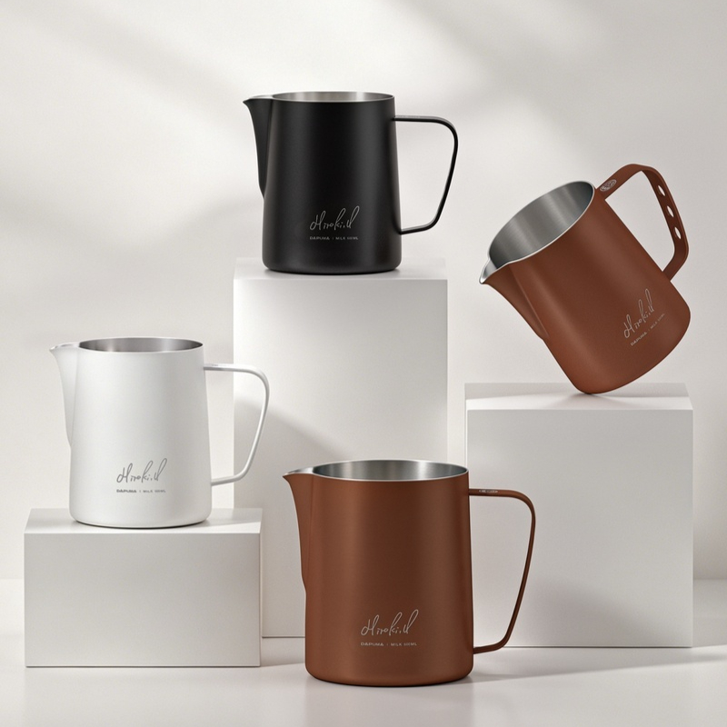 Timemore Co Branded Dharma Lat - đánh giá và giá Barista Milk Jug